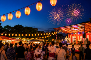 日立市・豊浦学区夏まつり花火大会
