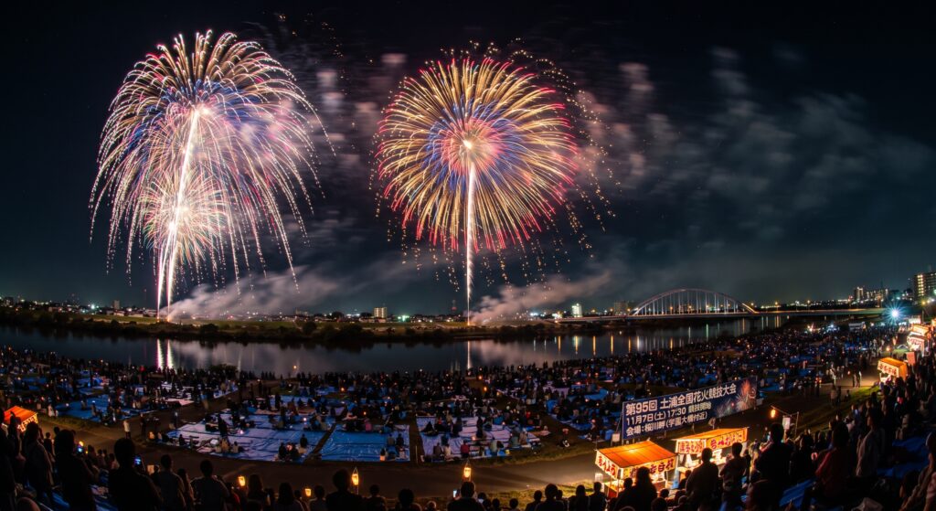 現在の画像: 土浦全国花火競技大会