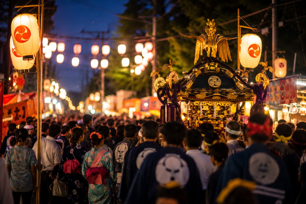 現在の画像: 小美玉市・素鵞神社祇園祭