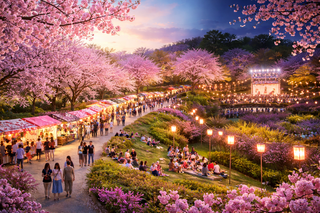 現在の画像: 八重桜まつり