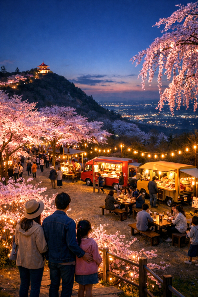 笠間市「あたご山桜まつり」