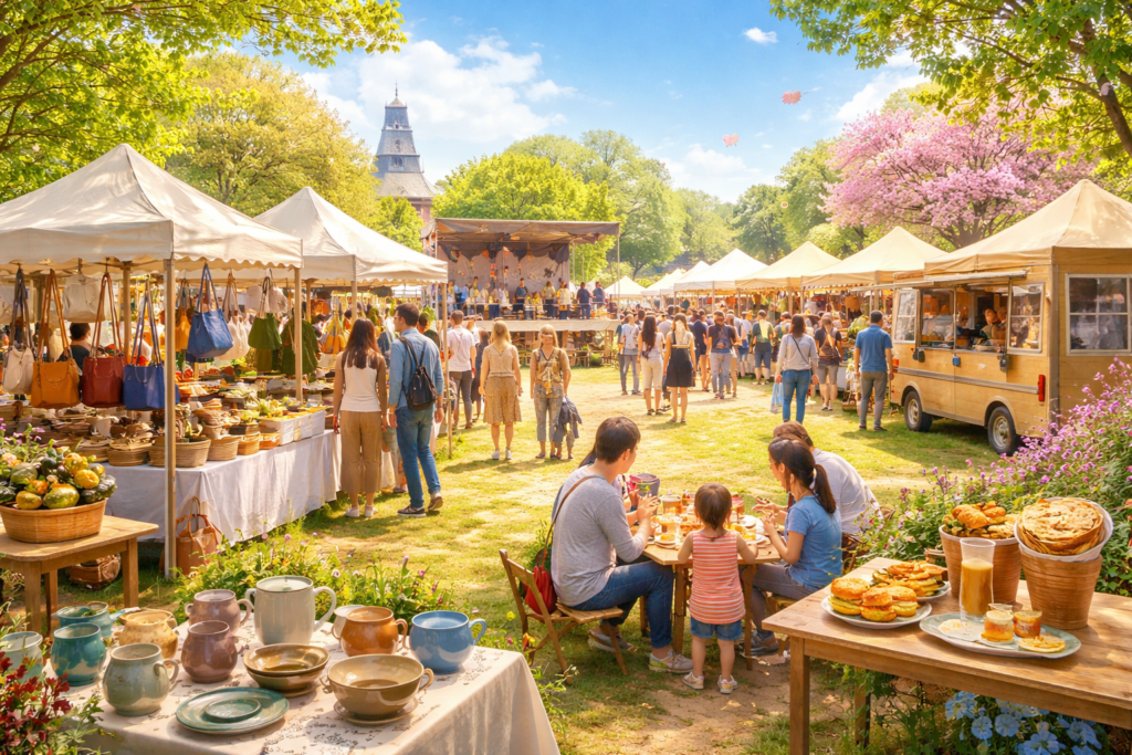 あおぞらクラフトいち Spring in水戸