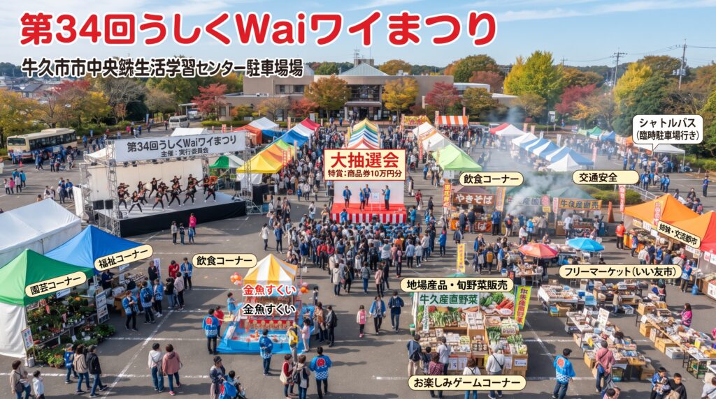 現在の画像: うしくWaiワイまつり