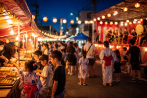 大洗町「曲がり松夜市」