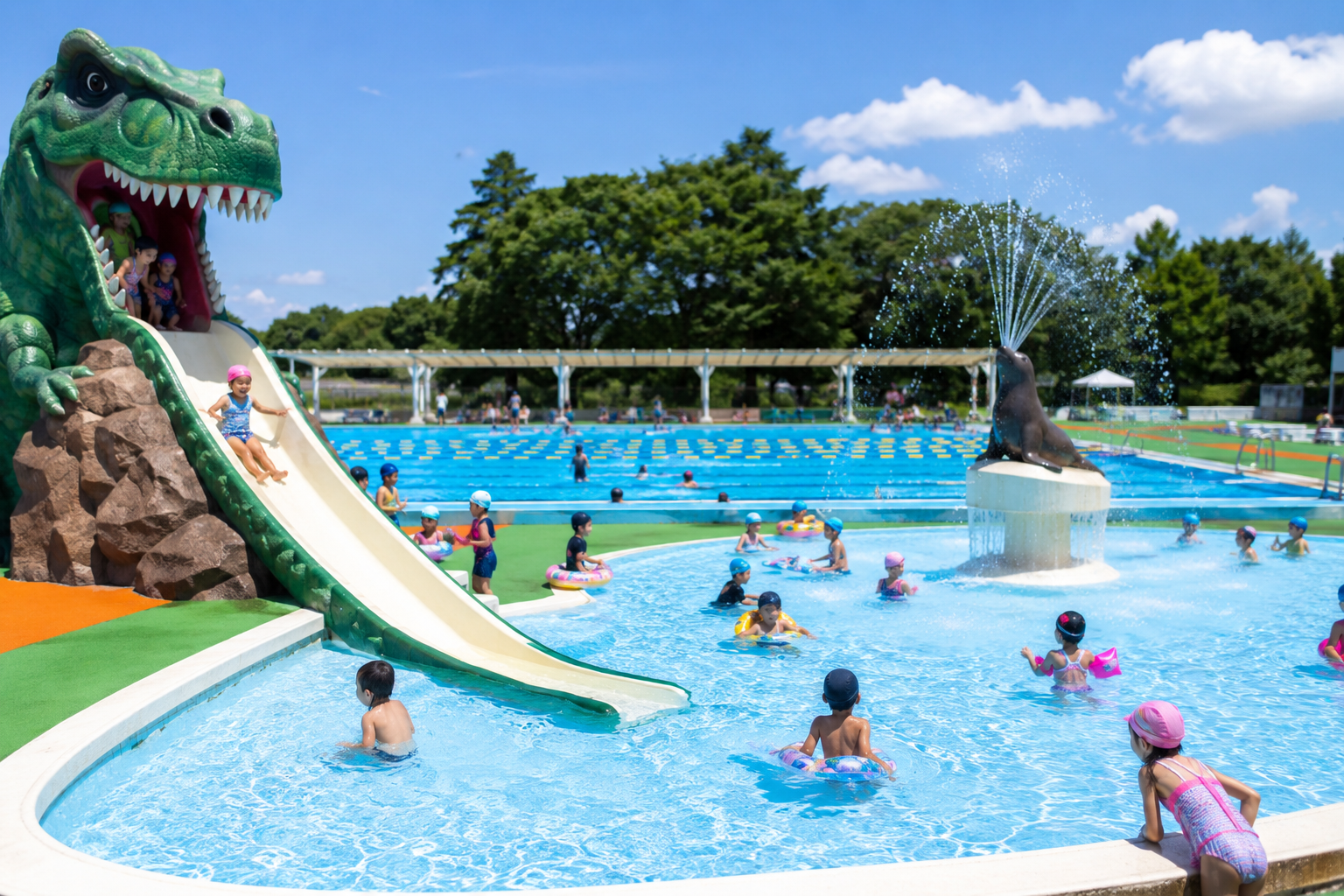 八坂 公園 プール