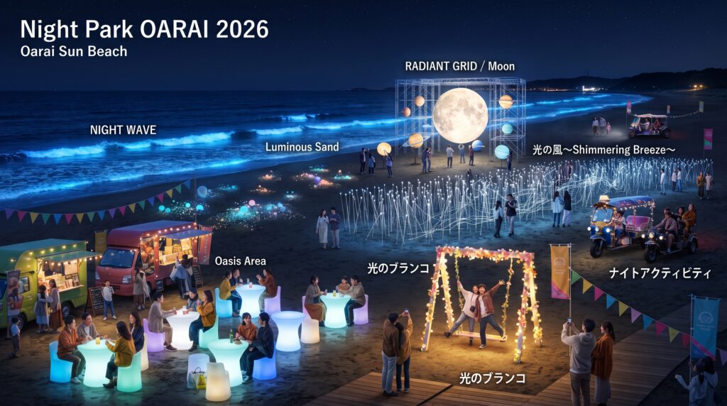 大洗町「Night Park OARAI 2026」
