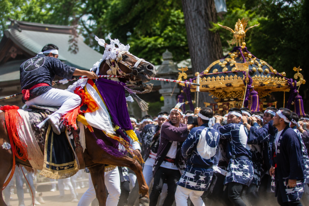 現在の画像: 麻生祇園馬出し祭