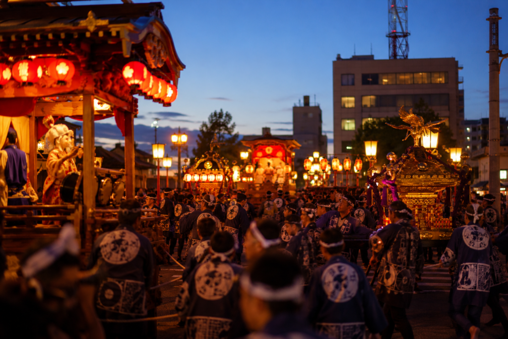 現在の画像: 土浦八坂神社祇園祭