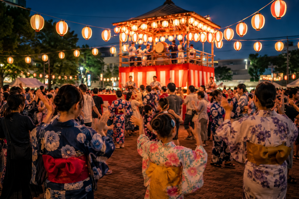 現在の画像: 筑西市・下館盆踊り大会