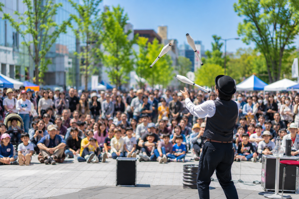 現在の画像: つくば市 アートタウンつくば大道芸フェスティバル