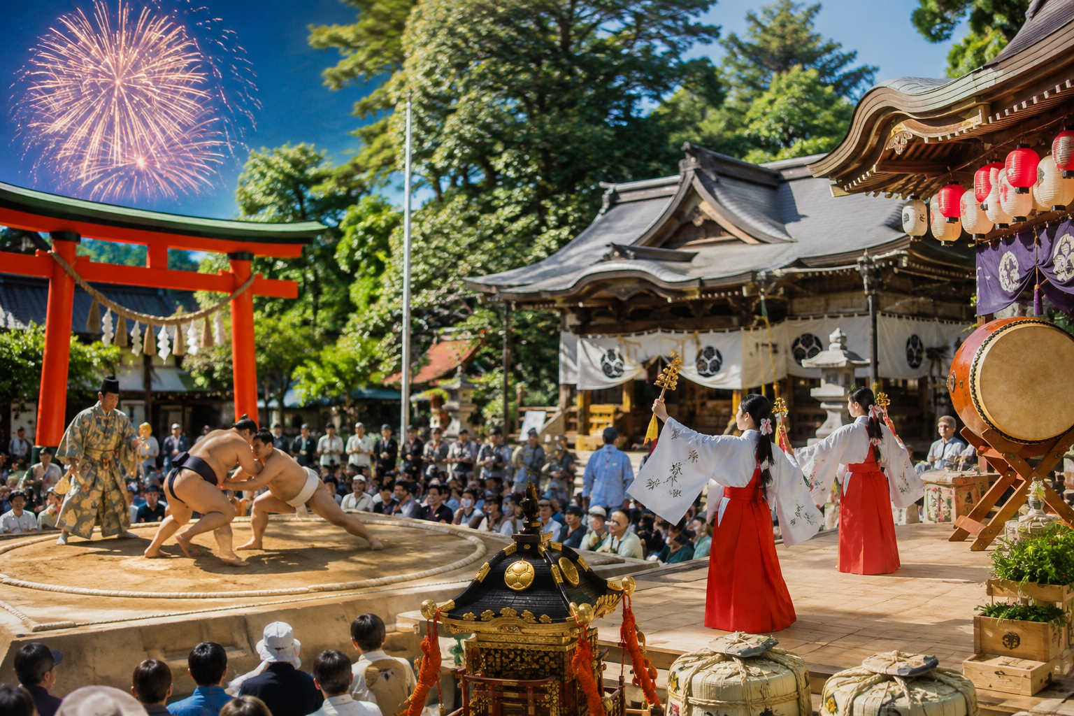 行方市 化蘇沼稲荷神社例大祭