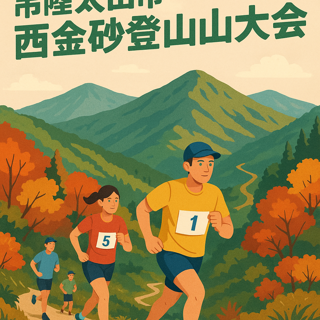 常陸太田市西金砂登山マラソン大会