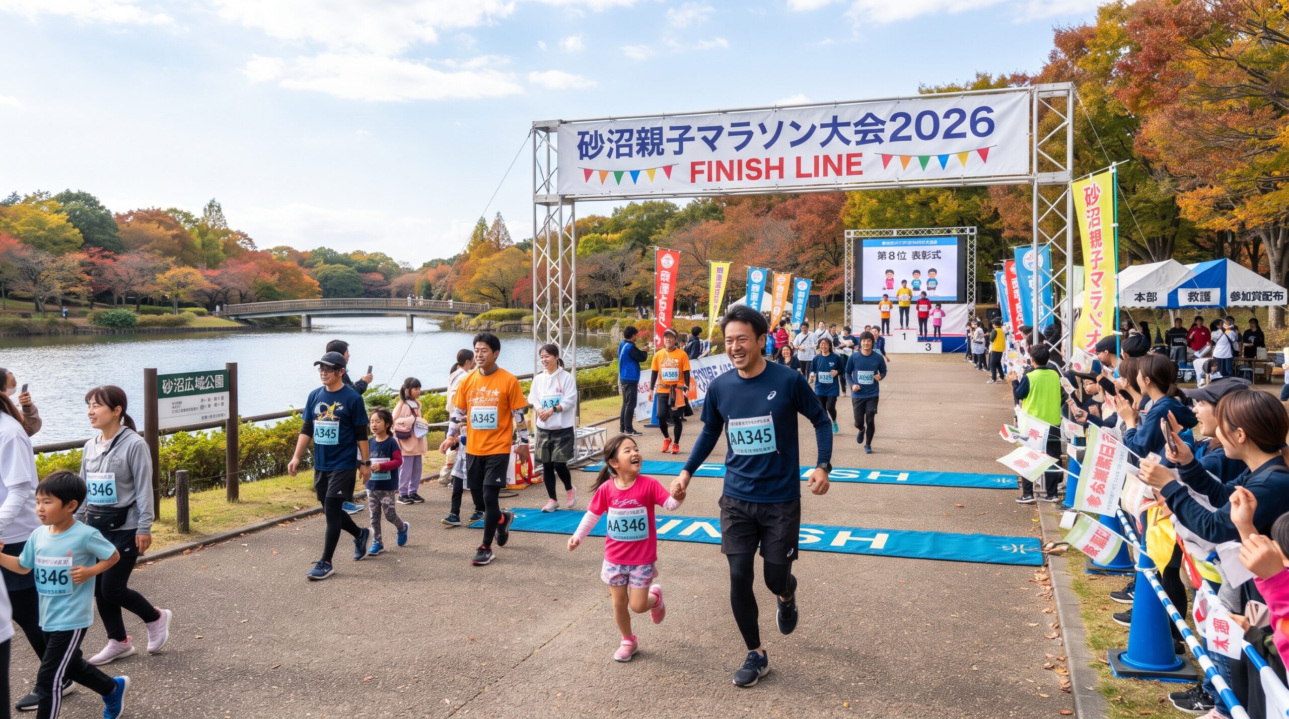 砂沼親子マラソン大会
