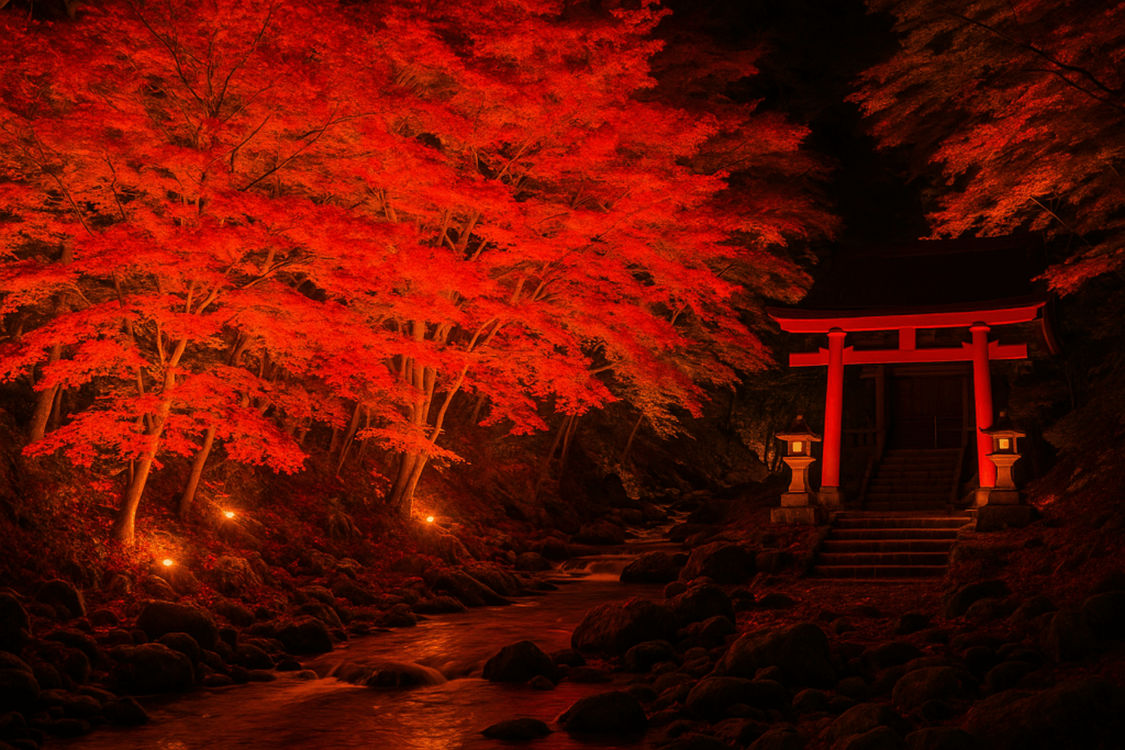 紅葉ライトアップ