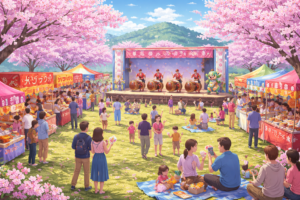 たつのこやま桜まつり