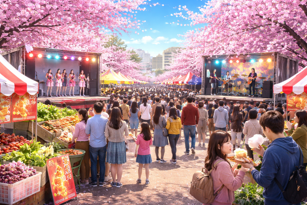 現在の画像: 筑西市さくらまつり