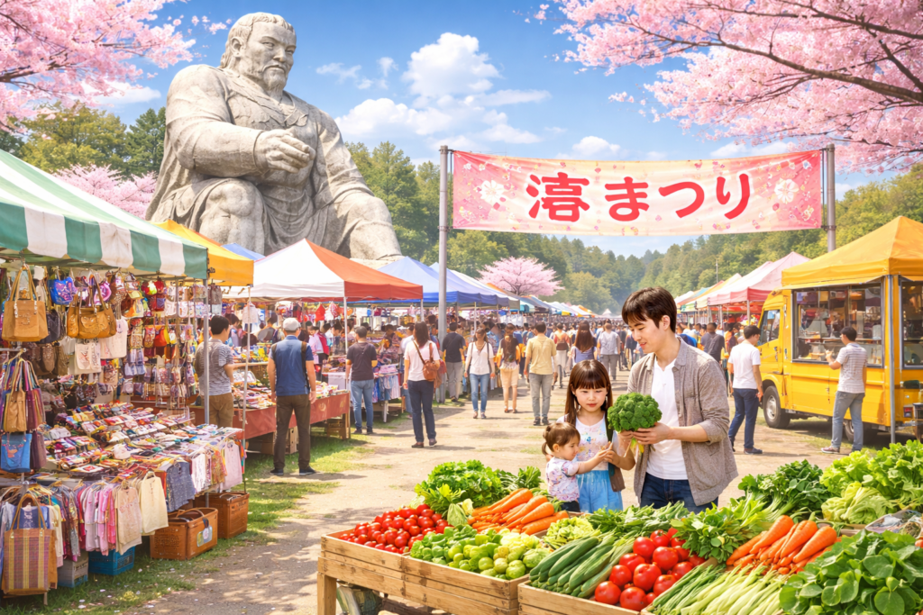 水戸市の地場産品まつり春