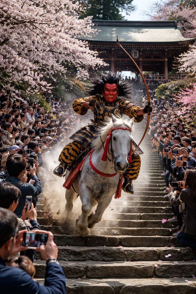 雨引観音 マダラ鬼神祭