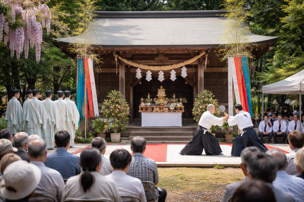 笠間市・合気神社例大祭