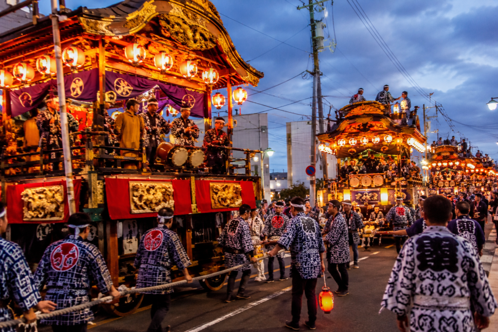 ひたちなか市 平磯町三社祭