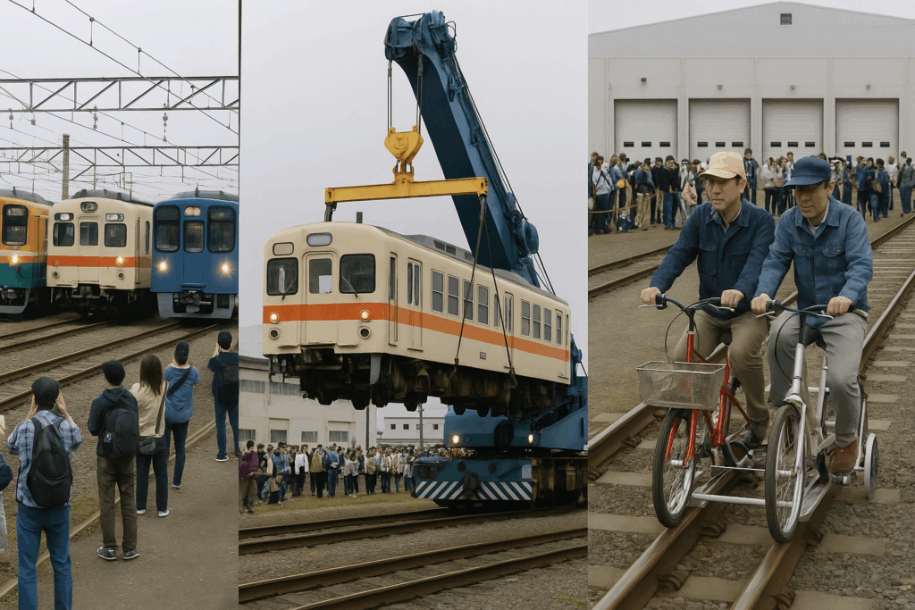 水海道車両基地公開イベント