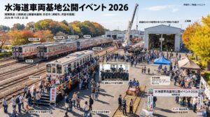 常総市・水海道車両基地公開イベント
