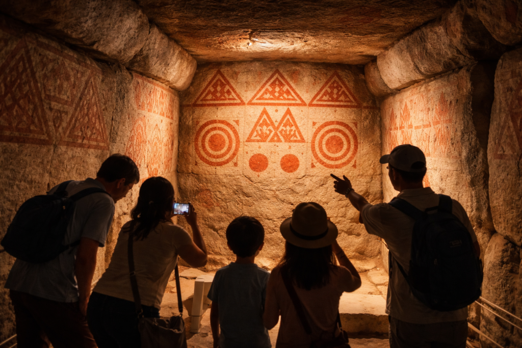 現在の画像: 虎塚古墳春季一般公開