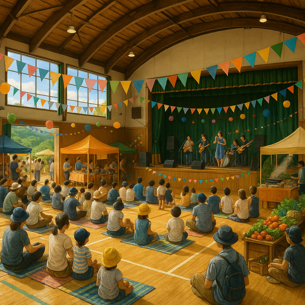 八郷の山の音楽祭