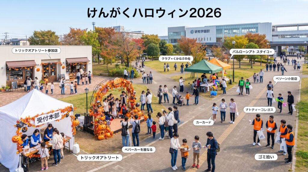 現在の画像: つくば市「けんがくハロウィン2026」