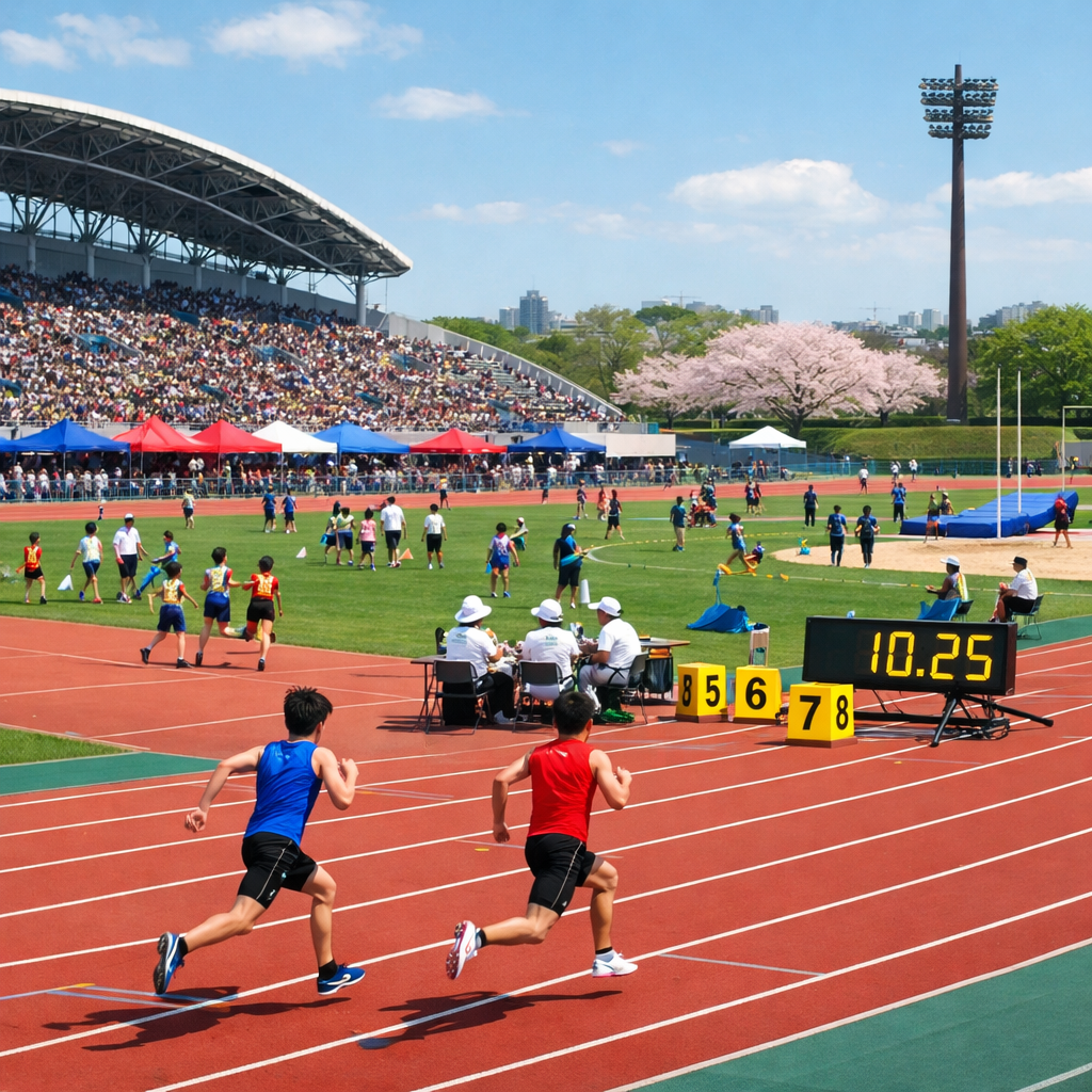 水戸市陸上記録会