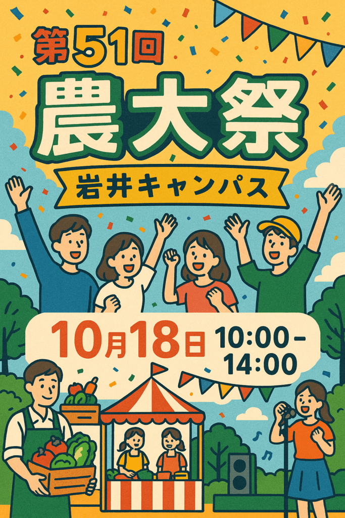 現在の画像: 岩井キャンパス農大祭