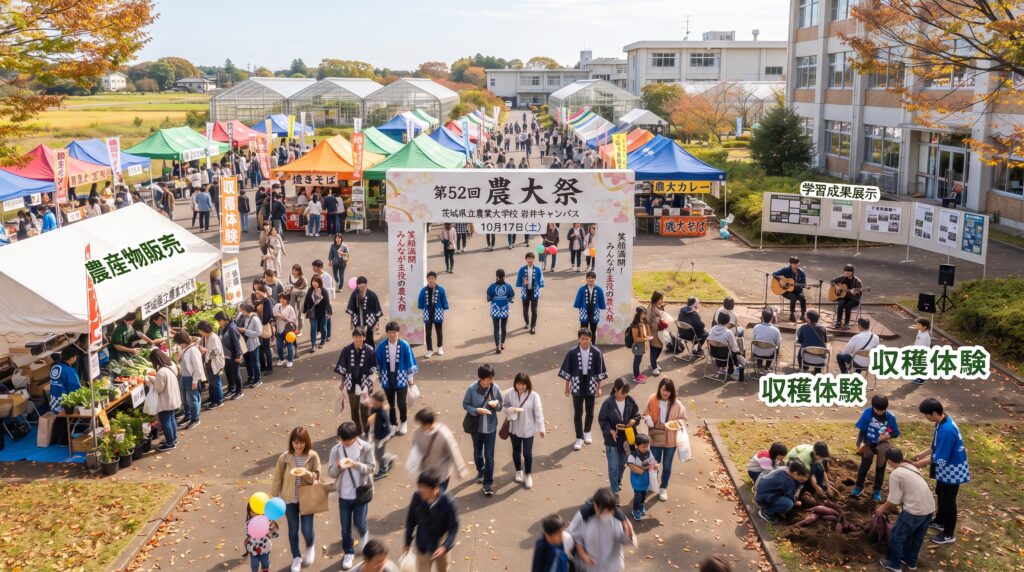 現在の画像: 【坂東市】岩井キャンパス第52回農大祭