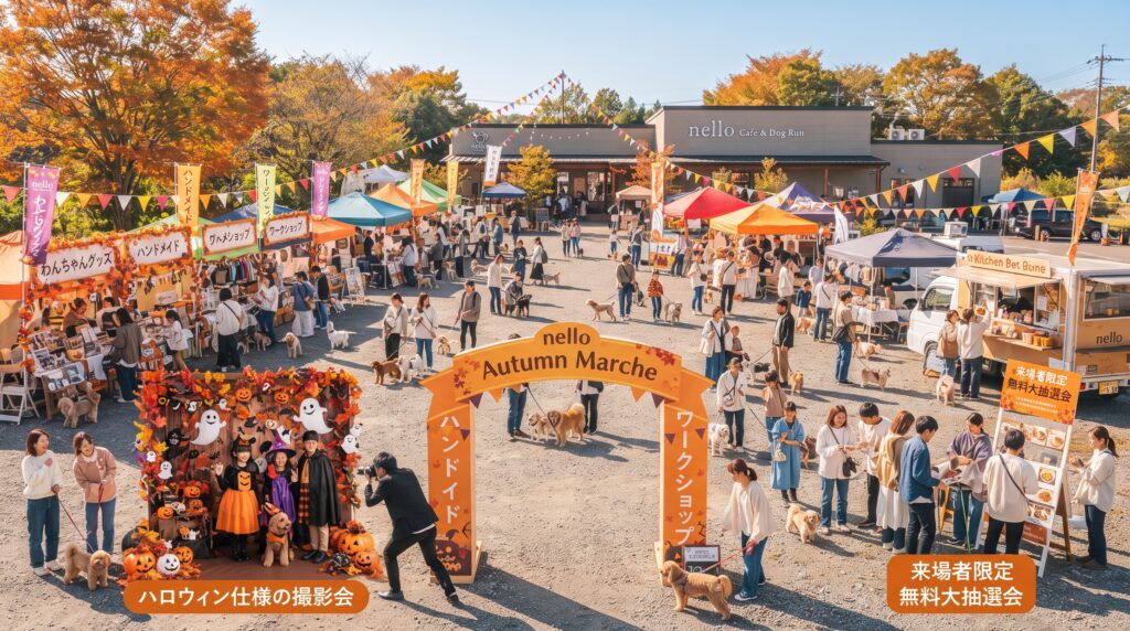 現在の画像: 阿見町「nello Autumn Marche」