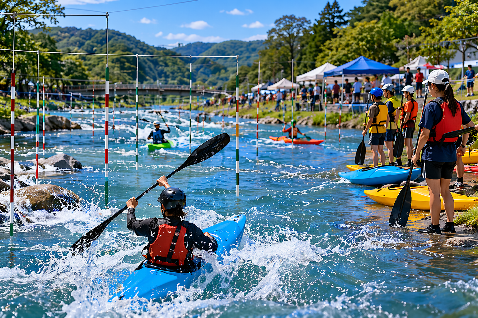 大子町 茨城県選手選考会・カヌー体験会