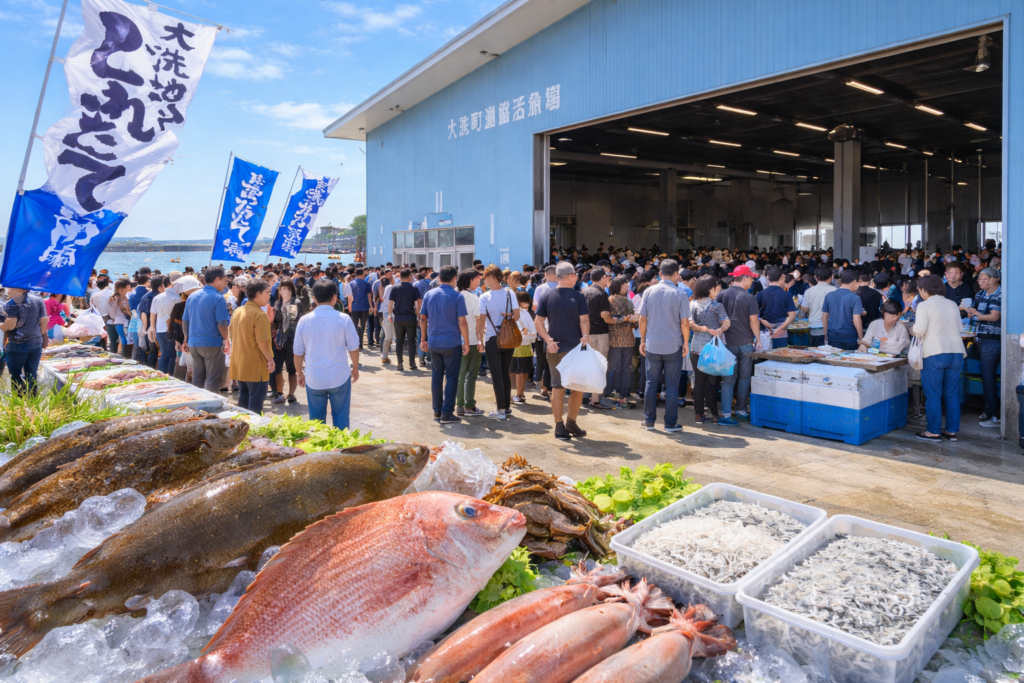 現在の画像: 大洗地魚とれたて市｜毎月第2土曜開催！