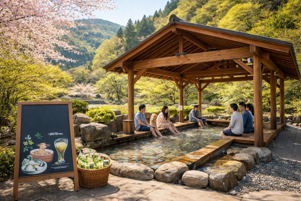 大子町「湯恵足ゆ」