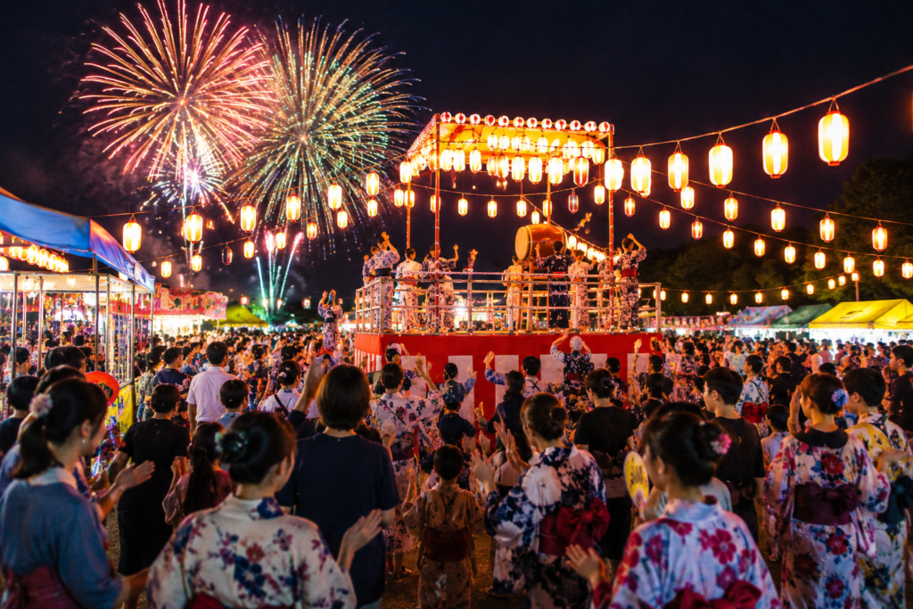 笠間納涼盆踊り花火大会