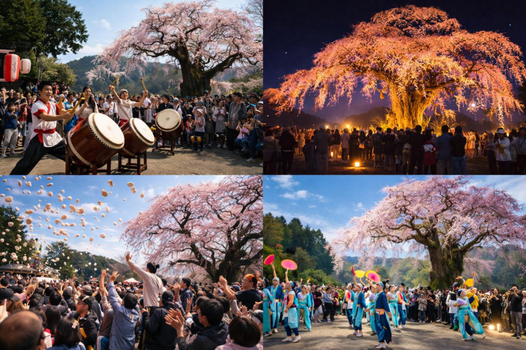 現在の画像: 外大野しだれ桜祭り