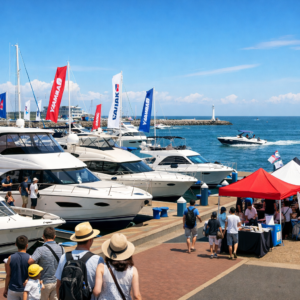 大洗マリーナで茨城ボートフェア