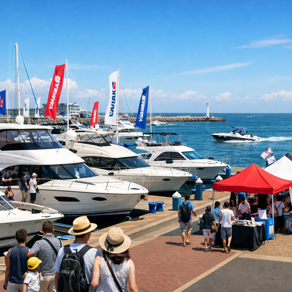 大洗マリーナで茨城ボートフェア