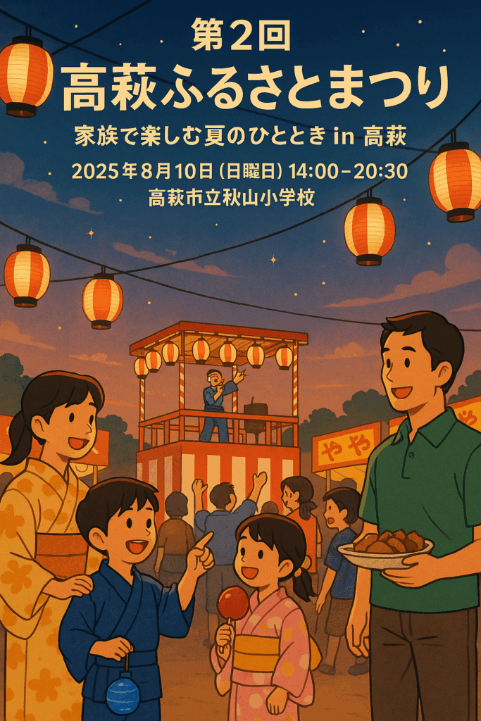 第2回 高萩ふるさとまつり|家族で楽しむ夏のひととき in 高萩