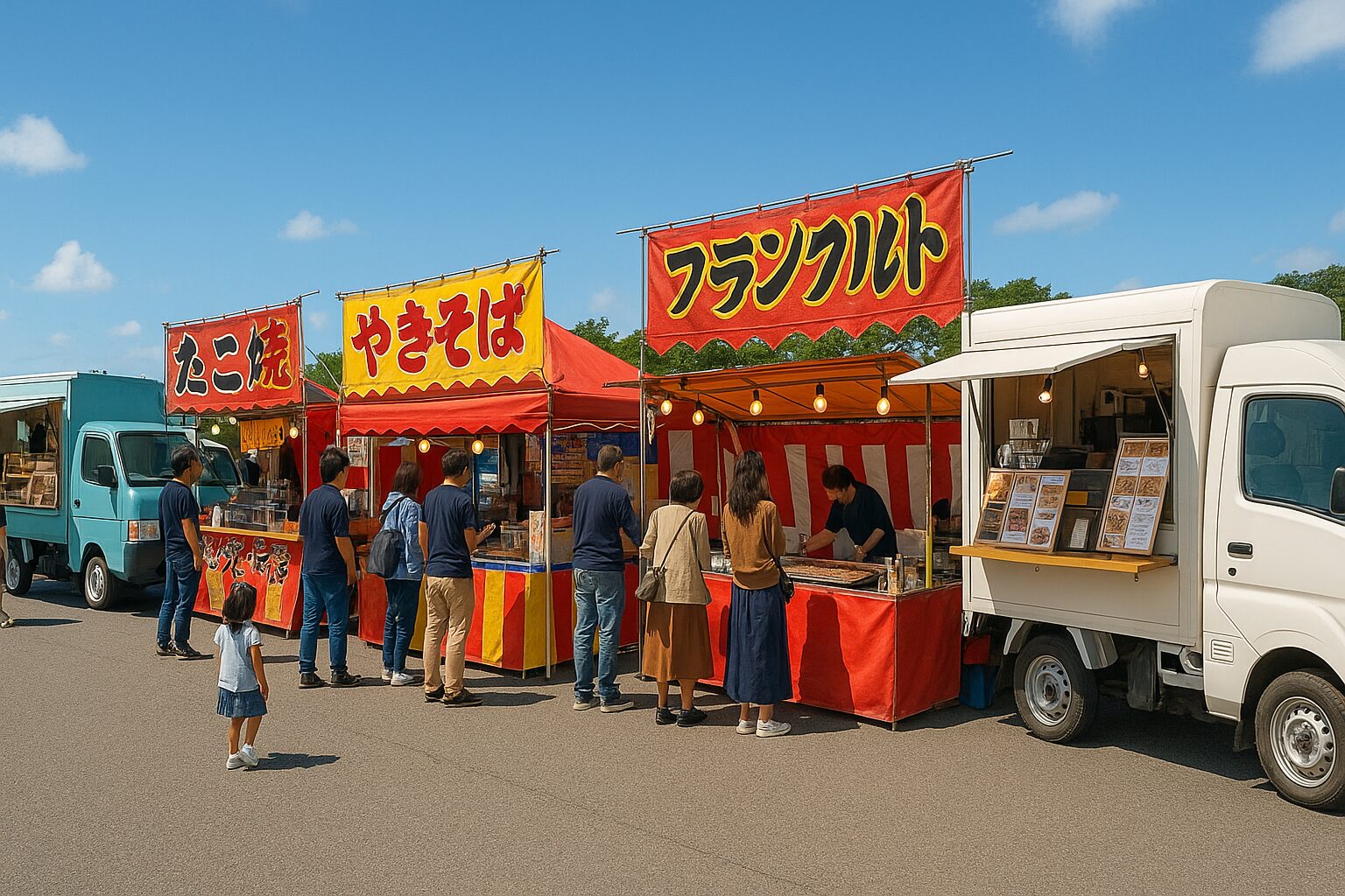 キッチンカーや屋台