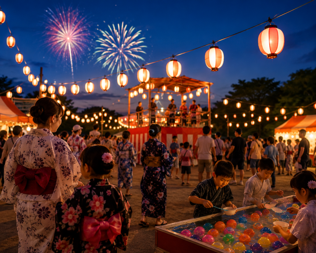 現在の画像: 茶の里公園夏祭り