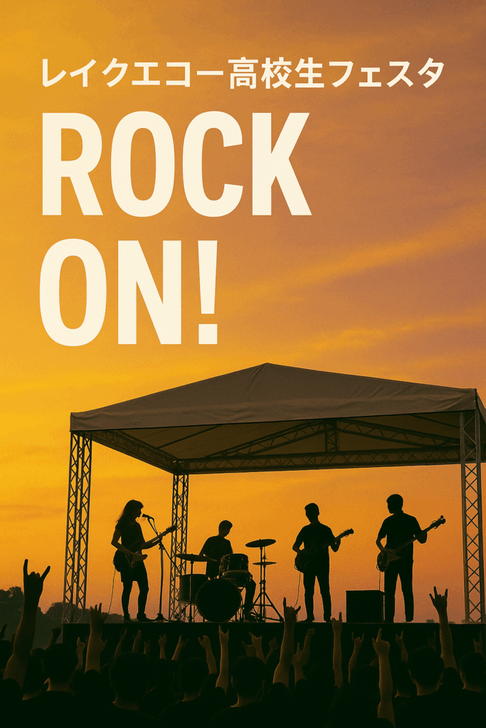 現在の画像: 高校生フェスタ「ROCK ON！」