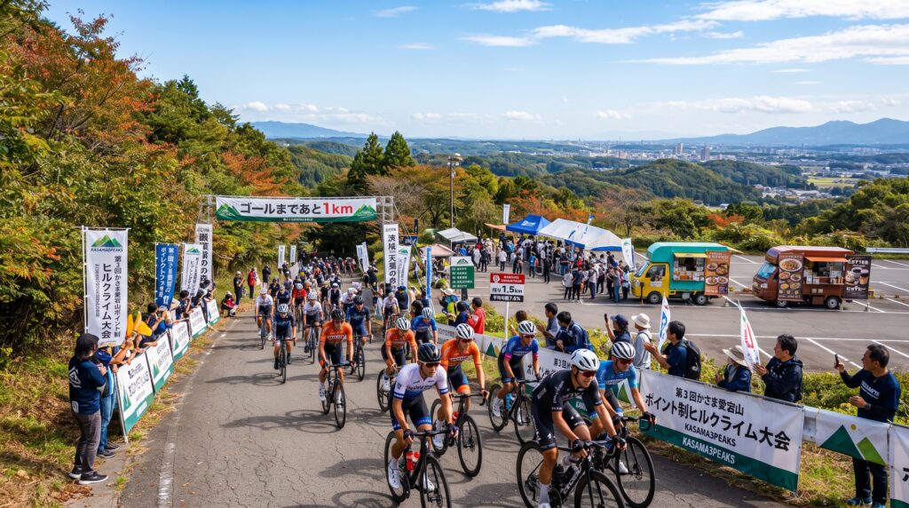 かさま愛宕山ポイント制ヒルクライム大会