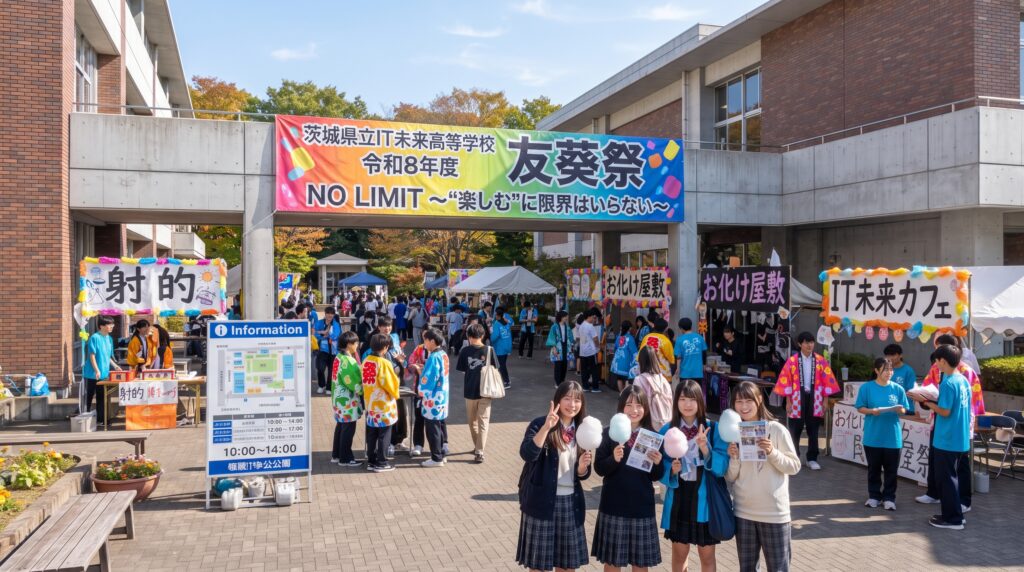 笠間市・IT未来高校「友葵祭2026」