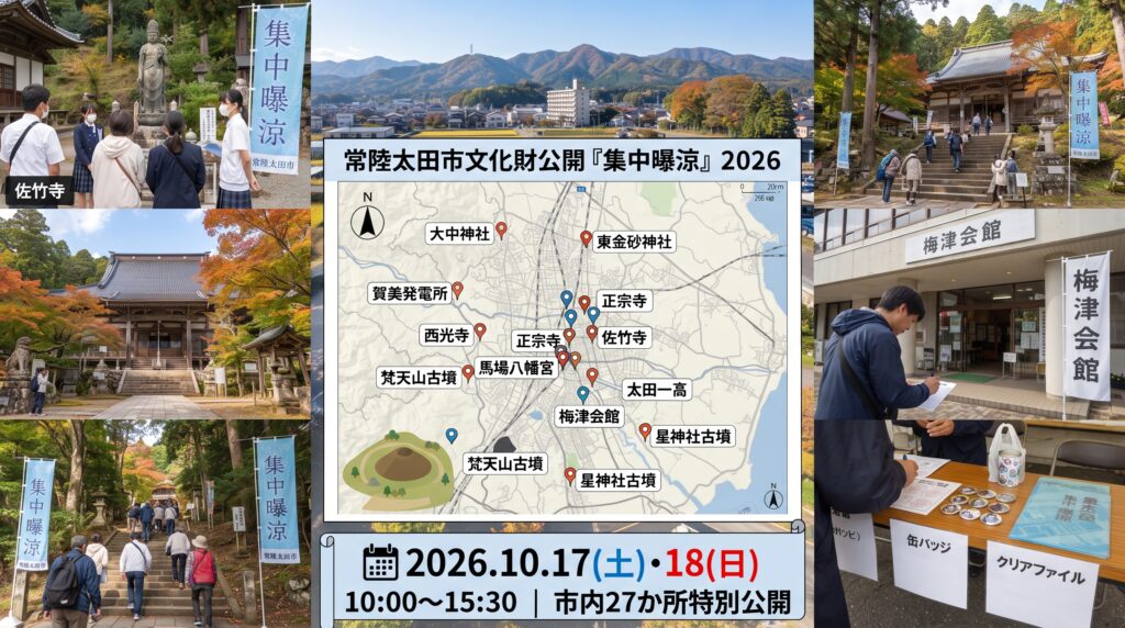 現在の画像: 【常陸太田市】文化財公開「集中曝涼」