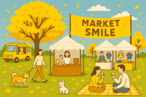 まっ黄色なMARKET·͜·SMILE