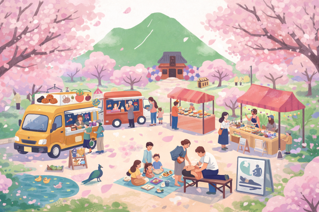 現在の画像: さくらマルシェ