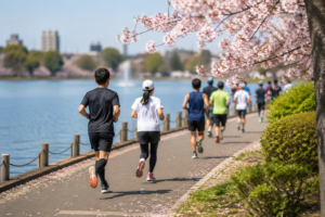 茨城・千波湖チャレンジマラソン春